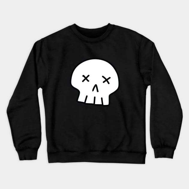 Cute skull (dead 💀) Crewneck Sweatshirt by StrayCat